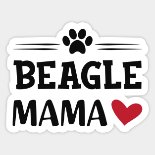 Beagle dog - Beagle Mama Sticker